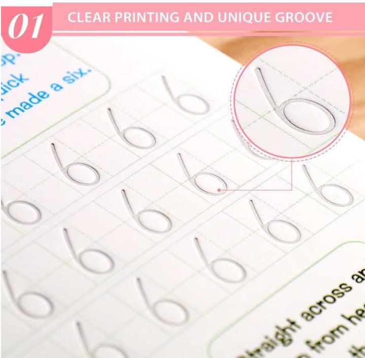 Escritura Mágica (4 cuadernillos reutilizables)